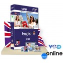 Anglais, débutant, intermédiaire et avancé VOD simple online